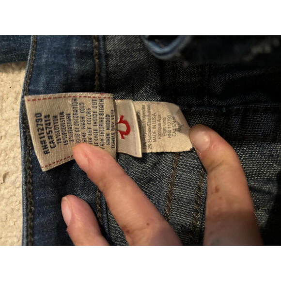 Auth y2K True Religion Women's Blue Jeans - Classic Fit 26 - Picture 5 of 8